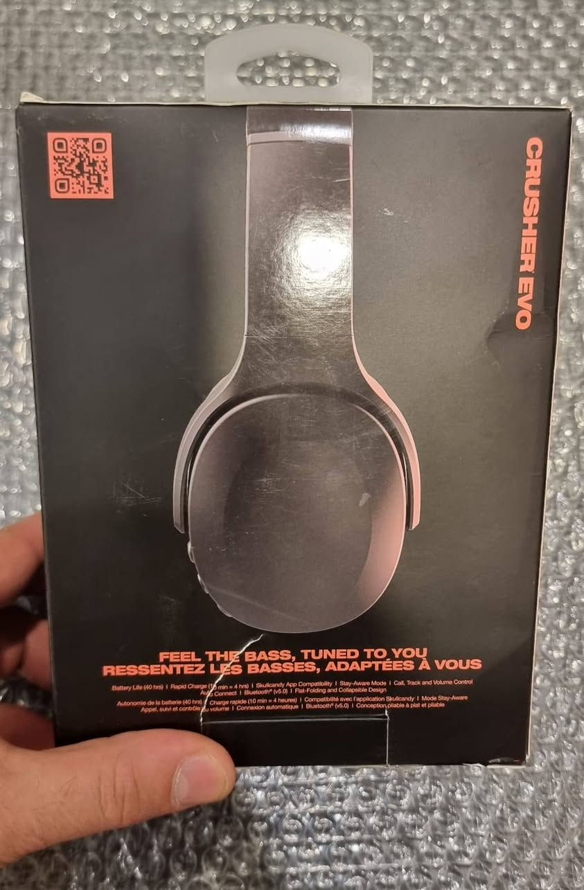 شباب هيد فون جديدة سعره غالي اعلى سعر ابيع
Skullcandy: سكال كاندي
CRUSHER EVO: كراشر إيفو
40h: 40 ساعة
Battery Life • Rapid Charge: عمر البطارية • شحن سريع
Patented Crusher Bass: صوت جهير Crusher الحاصل على براءة اختراع
Tile™ Finding Technology: تقنية Tile™ لتحديد الموقع
Personalized Audio Tuning: ضبط الصوت الشخصي


**إذا كنت صاحب هذا الإعلان وتريد حذفه لأي سبب، رجاءا أرسل رسالة إلى الدعم الفني**