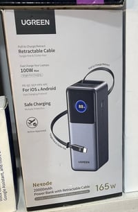 UGREEN Nexode • ٢٠٠٠٠mAh • ١٠٠ واط لابتوب