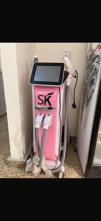 جهاز ليزر ملتي فكشن ماركة sk الالمانيه. استخدام قليل يحتوي على ٣ هاند ...