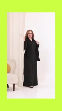 عباية ترند • حرير الندى • مقاس ٥٠-١١٠