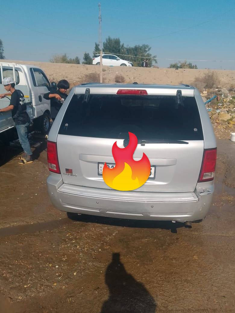 سياره جيب شيروكي
موديل 2008..... سيارة مكفوله كير ومكينه 
مكينه 6 سلندر
سنويه مشروع وطني 
دواخل نظيفه جدا 
نظافتها 90٪
مكاني واسط ---قضاء الزبيدية 
 ه‍.. ***********
