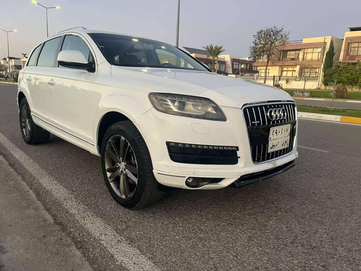 للبيع مراوس اودي Q7 خليجي فول موصفات ***********
اودي Q7 S-line Quattro 2012 فول مواصفات ١/١
خليجي وكالة شركة سردار 
محرك سته سلندر V6 3.0L محور VVT
سيارة حيل حلوة للامانه جديدة ماشالله
مواصفات فول 
{ 5 بصمة - دبل پانوراما - رادار - ثلاث بردات بلاد - داخل بيجي - صندوق كهرباء - ٣ پردة - ماوس - ٧ راكب - كشنات تدفئة و تبريد - كشنات جلد - كشن و ستيرن كهربا و خزن - سيدي بوكس - تبريد مركزي - كامرة خلفية - حساس خلفي و امامي - لايت ليد - ڤوليوم - تحديد سرعة - وبعد هواي كلش مواصفات متخلص سيارة بيها  صبغ جمرلغ خلفي فقط بيها كم رصعه ومكان بارد صغير الباقي مكفول كير محرك
حداديه كهربائية تخم تاير كل بلدي وشغال خير من
الله العنوان بغداد السعر توصل علئ رقم 
هاتف☎️ /// ***********
