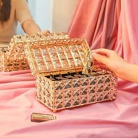 حافظة مجوهرات • تصميم كريستالي • توصيل لكل المحافظات