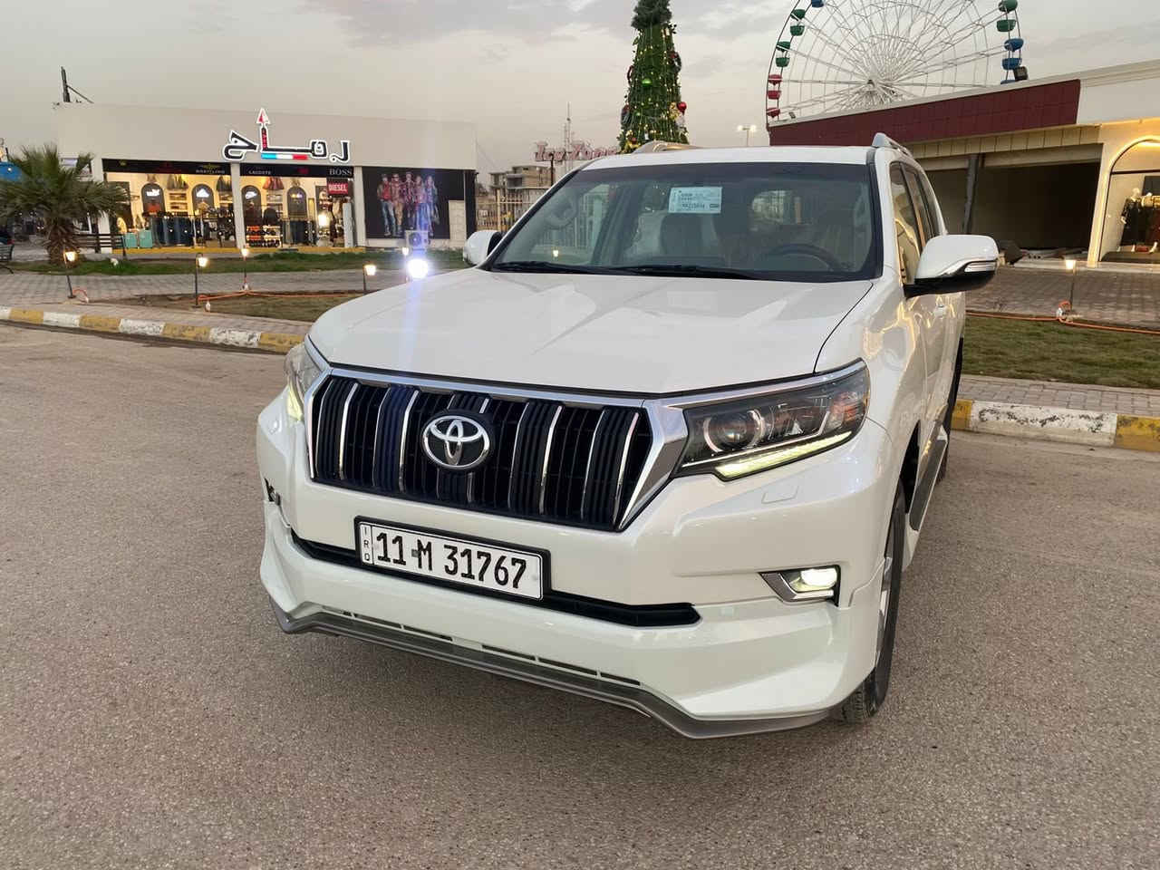 سلام عليكم برادو 2018 TXL
سيارة كفالة عامة عدة برد اصبع واحد
ماشية 70الف حقيقي 
زراك لايت 
فتحة سقف 
اشاير بالمري 
مري قلاب 
تشغيل عن بعد
ثلاجة وصطية
كامرة خلفية 
حساسات 
رقم بغداد مشروع وطني بسمي 
سيارة جديدة لا حالوب ولا رصعات كفالة عامة 
للاستفسار ***********
