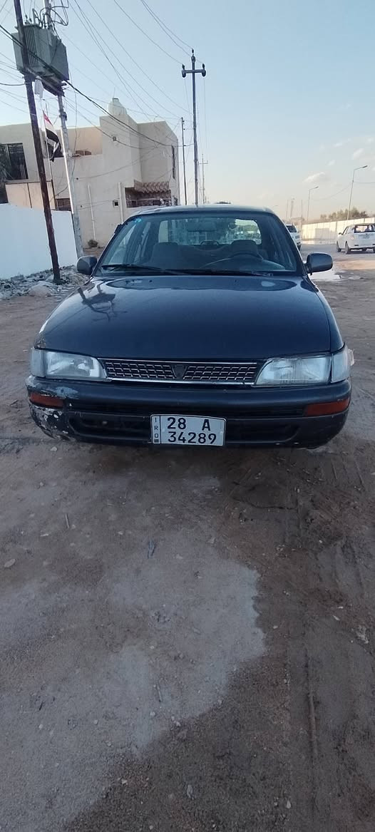 سياره كورلا موديل 94رقم نجف  مكفولا من الكصه مكان النجف رقم تليفون ***********   لسعر40
