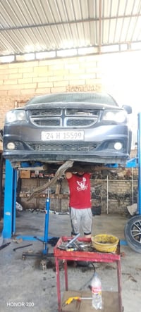 ورشة • حله شارع 80 • تبديل فلنجات