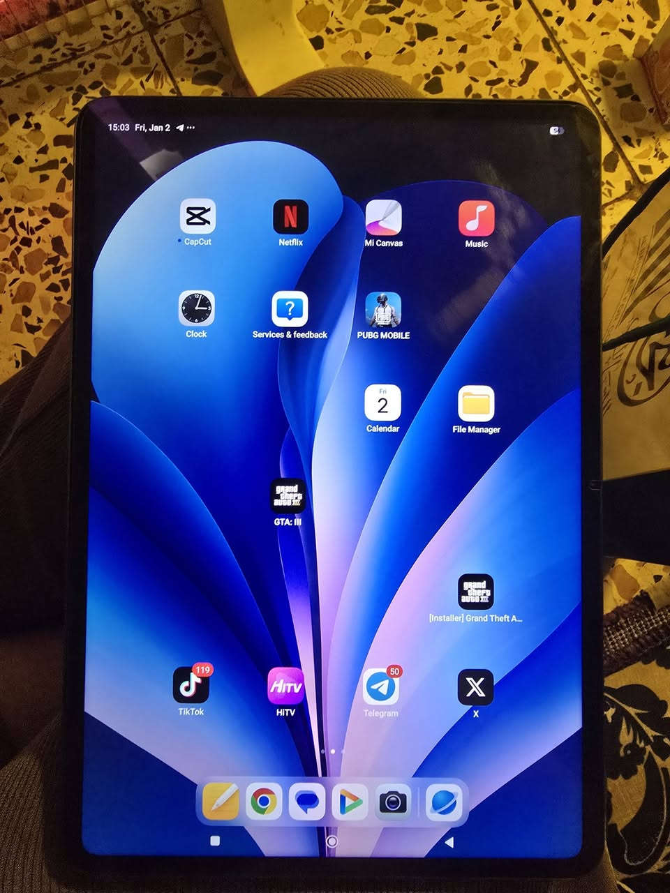 ايباد  شاوميXiaomi iPad 6s Pro
اذاكره 512
حجم الشاشه 12.4
90فريم بوبجي وبل تحديثات القادمه 120
سرعه الشحن 120وط ربع ساعه يقيط
البطاريه 10الف قويه جدا 
بعده بوصل الضمان 
سعره 550 تواصل واتساب ***********
