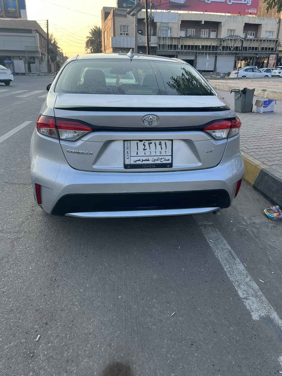 بيع فقط. كورلا ٢٠٢٠ مواصفات LE بانزين.
محرك ١٨٠٠

رقم صلاح الدين معوقين وبعد سنة تصير حرة. ضرر بنيد فقط  وجاهزة بدون نقص. مدوشمة كشنات وارضية جلد

ماشية ١٤٠ كيلو

السعر ١٤٥ وبيهه مجال ***********
