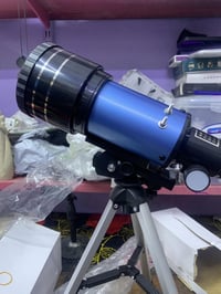 تلسكوب بهلشكل جديد غير مستخدم جميع ملحقاته كامله بلكارتون السعر 35 الف...