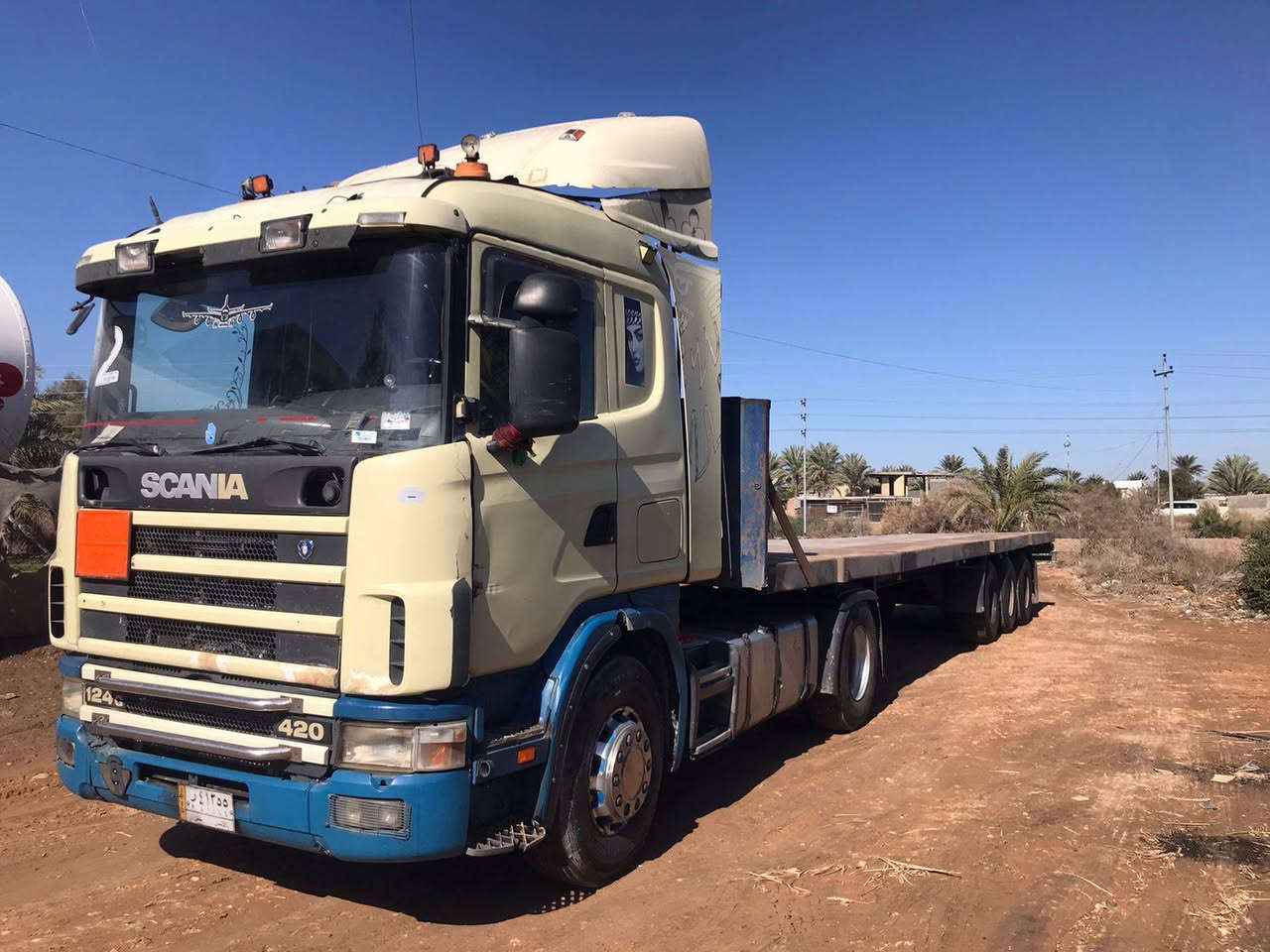 سلام عليكم سكانيا 2002انجكتر لاصرف ولابخار تخم تاير مربوطه فلات السياره مكفوله كفاله عامه جاهزه للعمل شرط التحويل مكان واسط الصويره استفسار ***********
