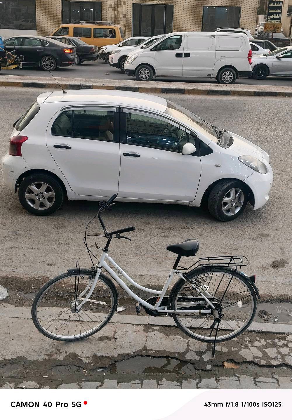 تويوتا يارس مديل ٢٠٠٦رقمه نجف انكليزي مكفول مكينه كير سيارة مكفول مكانها النجف 