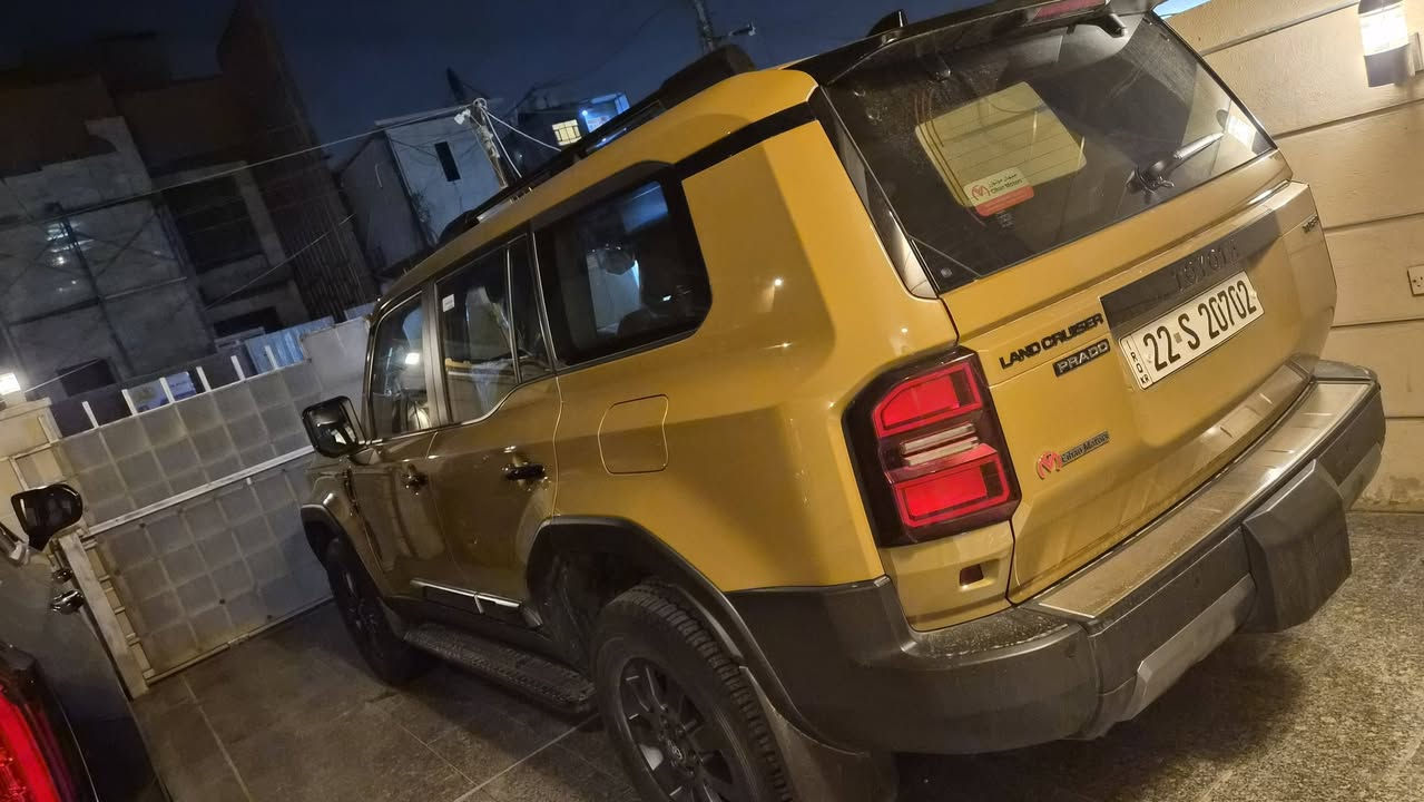 برادو زيرو ٢٠٢٥ ادفنجر
وكالة جيهان بيه حالوب جدا جدا خفيف ٣ رصعات فقط رقم اربيل للبيع فقط 
مكانها بغداد السعر ٥٥ الف دولار 
***********
