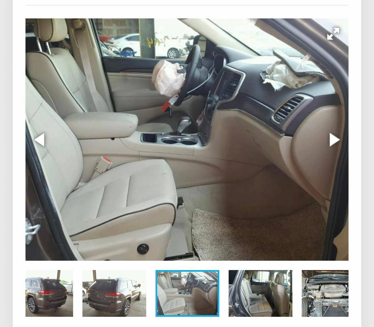 تحيه طيبه السلام عليكم
جيب  2018 اوفر لاند فول مواصفات
عداد المسافه 99 الف 
مواصفات سيارة 

تبريد تدفئه كراسي

مقاعد كهربائيه 

مري شفط

بانوراما

وارد امريكي

ضرر موضوح صور 

صبغ بنيد جاملغ

رقم اربيل شرط تحويل مباشرة 

السعر 230 ورقه وبيها مجال بسيط 

اي استفسار رقم صاحب السيار

*********** ابو امير 

مكان بغداد حي جهاد
