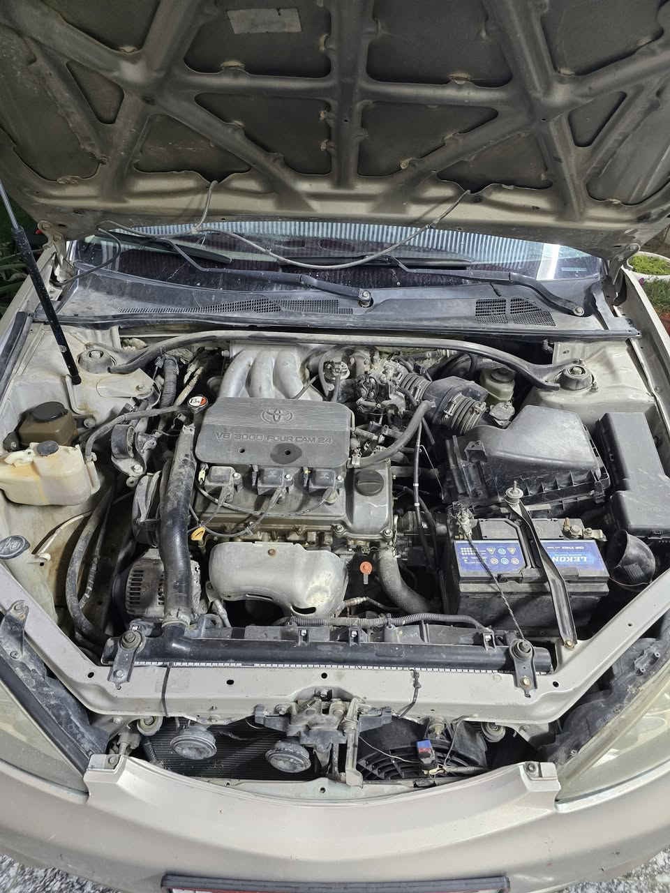 كامري 2006 محرك 6 سلندر للبيع 
مكان السياره عامريه الفلوجه 
السعر 80$
***********
