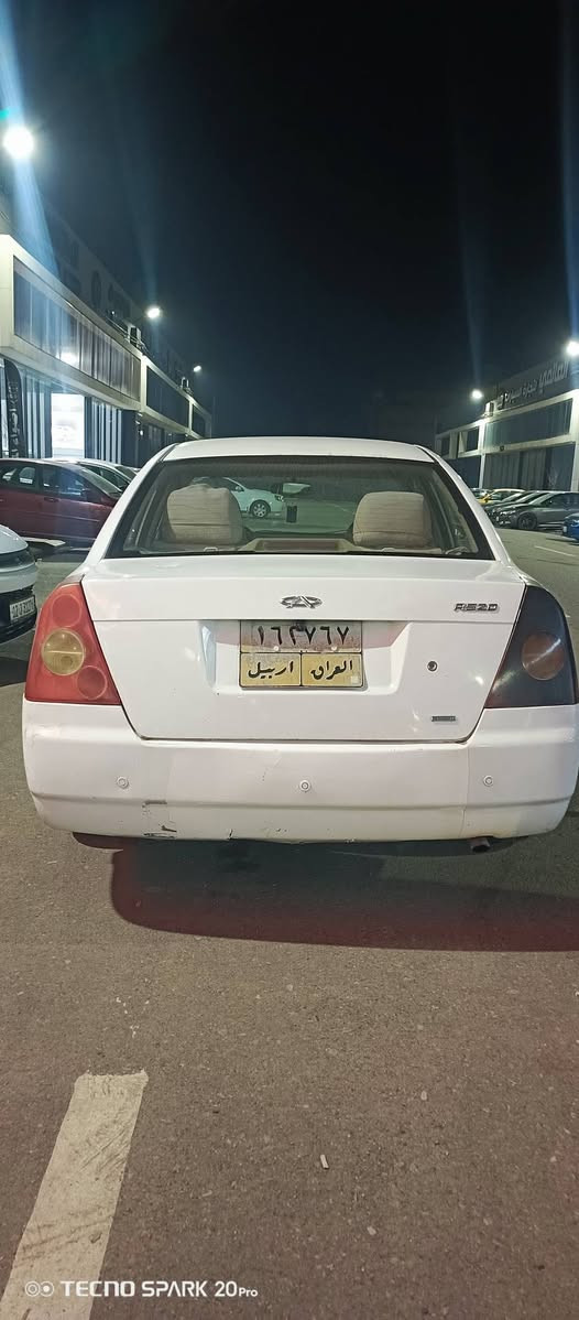 السلام عليكم 
شيري A5 موديل 2014 بيها قطعه وحده صبغ 
محرك اصلي حجم20 وكير اصلي مامحورات كير توماتيك وتبريد ثلج للتواصل والاستفسار عالرقم ***********
