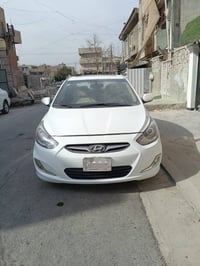 اكسنت 2012 خليجي محرك 1600 blue بيه أربع قطع صبغ موضح بالسونار  بدون ت...