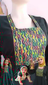 دشداشة عراقية • خياطه الروان • اخضر مطرز ذهبي