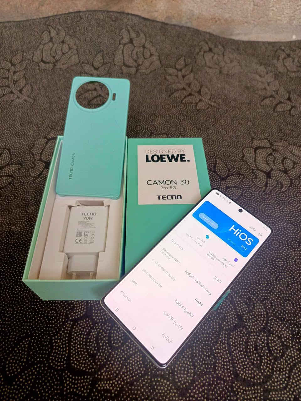 .
سلام عليكم للبيع
TECNO CAMON 30 Pro 5G
مواصفات الجهاز 
معالج 8200 ببجي 90 فريم
رام  12+12= 24
كامرة أمامية 50
شاحن 70 واط 
الجهاز مكفول من العطل أو التصليح ملحقات الجهاز كاملة نقص كيبل  السعر 230
تفاصيل أكثر اتصل غيل متواجد على النت ***********
