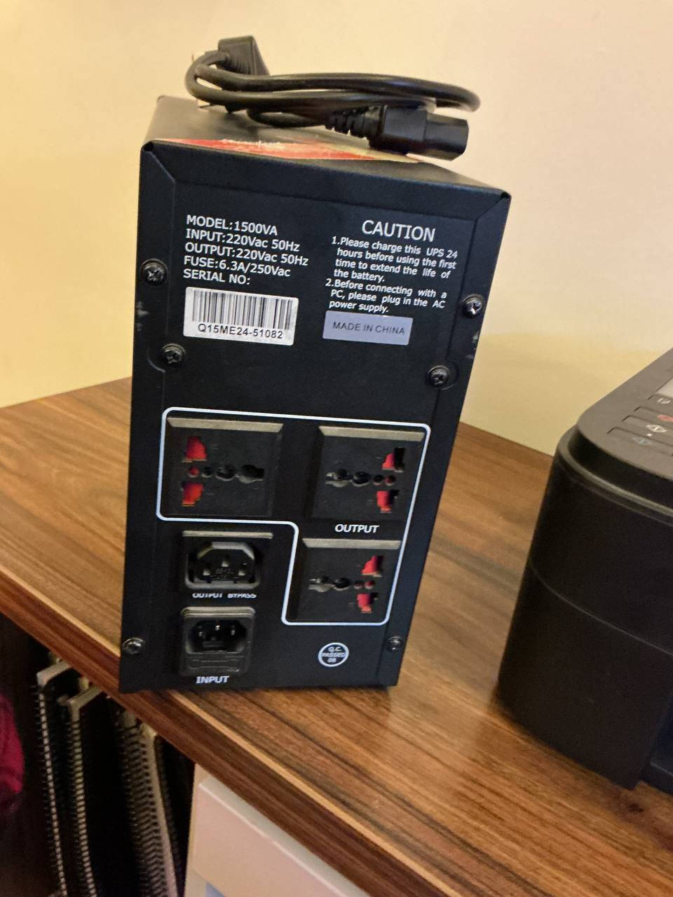 Ups 1500v استخدام حاسبة شخصية ما بي اي شي
السعر 80 وبي مجال


**إذا كنت صاحب هذا الإعلان وتريد حذفه لأي سبب، رجاءا أرسل رسالة إلى الدعم الفني**