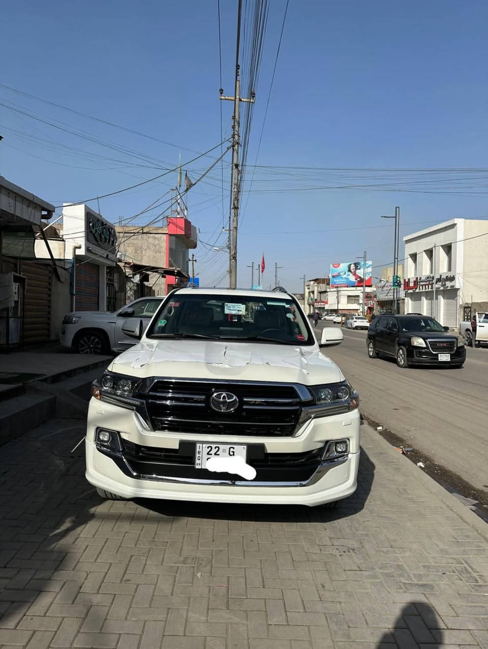 لاندكروز 2020
السياره 8V ..4600
شركة ساز سبشل اديشن
جديده جداً جداً جداً 📦📦 ماشيه 49000حقيقي 3 شاشه اصليه +
هتفون اصلي شركه +شاشه ام الدعاء ترحيب+ كشنات جلد اصلي
2 كشن كهرباء + حساسات امامي خلفي
ويل كب 20 اصلي + لايت اسود اصلي
عينه ليزريه +5 بصمات 
ملاحضه!
السياره مبدل جاملغ اصلي وكاله جديد
 الاتصال ***********

مكان السياره بصره
