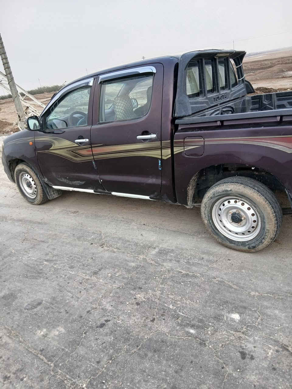 السلام عليكم متاح بيك اب  تيوتا موديل ٢٠٠٦   باقي التفاصيل اتصل ع رقم.  ***********
