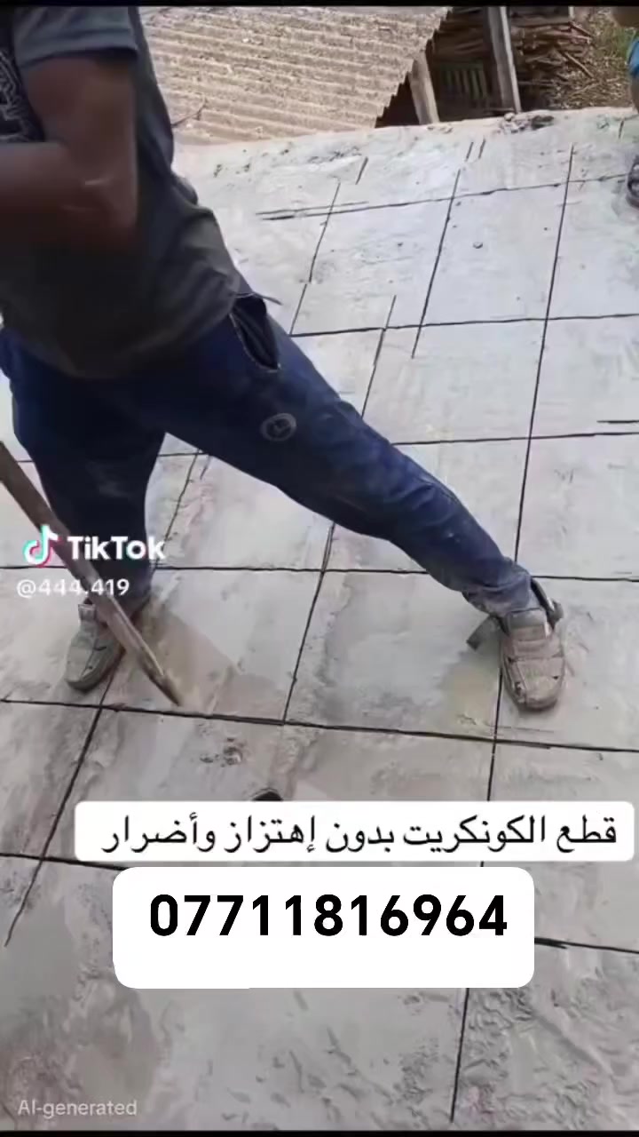 قص الكونكريت بدون اهتزاز نعمل في جميع المحافظات
للاستفسار ***********
