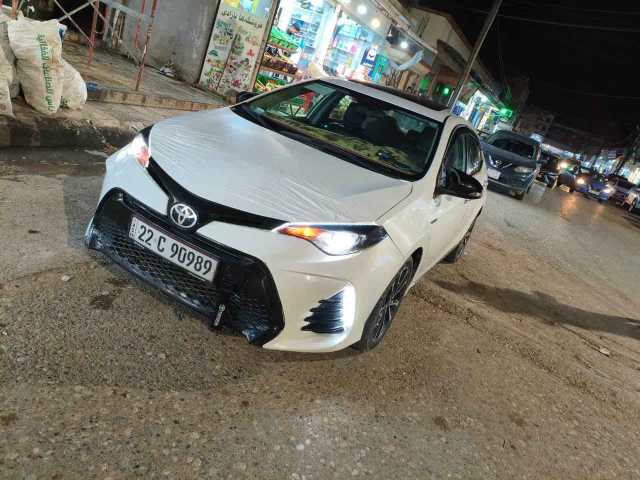 مقدمة 75 بلشهر 3
كورلا 2016 سيارة جديد
طخم خلفي امامي جديد فول مواصفات سلايت بصمة سيارة بيها قطعه  بونيد ضرر بدون دواخل 
*********** يتوفر عندي كل السيارات اقساد
