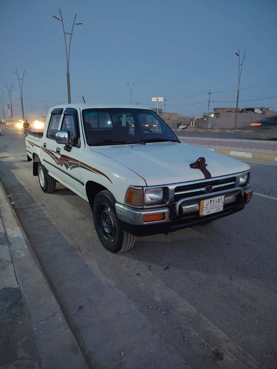 بيكم تيوتا موديل 1993 للبيع محرك كروسيده رقم انبار تحويل مباشر السياره جاهزه من كلشي كير محرك اكسن معمره جديد 
السياره حلوه وكاعده احله من الصور المكان الفلوجه 
السعر المطلوب ٦٨ 
للتواصل 
*********** 
بي واتساب
