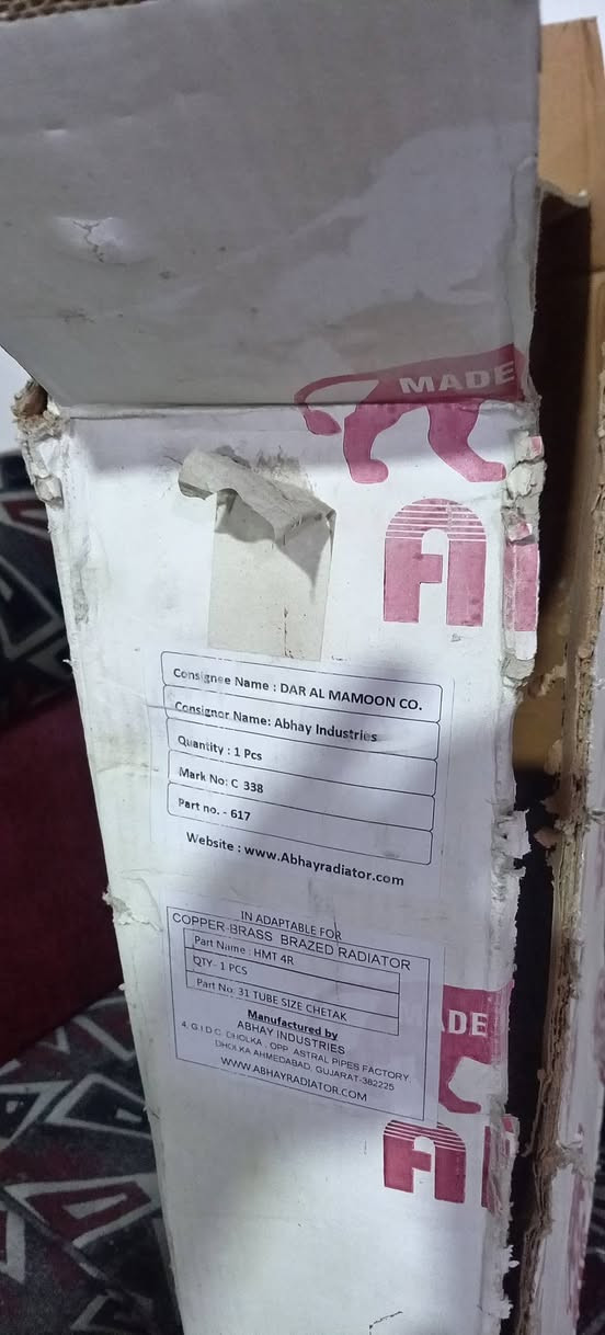 راديتر عنتر جديدة ما مستعملة براص سعره 100 اخذته 170 الف


**إذا كنت صاحب هذا الإعلان وتريد حذفه لأي سبب، رجاءا أرسل رسالة إلى الدعم الفني**