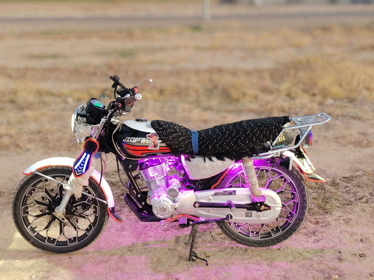 السلام عليكم دراجه للبيع نامي برو (هونزده) موديل 25 محرك 200 ماناقصها برغي كلشي شغال السعر 780 وبي مجال قليل الشراي يتصل «‏‪***********‬‏» الموشراي لا يتعبني
