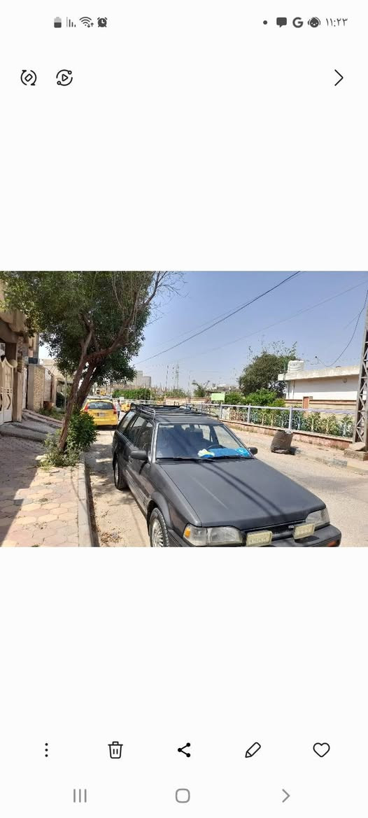 سياره مازدا ستيشن رقم بغداد دولي
بسمي مديل ٩٥  تخم اطارات باتري جديد مكانها واسط 

مركز محافظه  ستفسار  ***********  سعر٤٣  وبيها مجال 

سياره جاهزه احلى من الصور محرك حاوية ومحرك قديم موجود كير عادي خمس نمر   كهربيات كلها شغاله  جميع

الأبواب وصندوق  تتقبل ماسحه أمامي خلفي  تعمل وزراكه

ماء كذلك تعمل...
