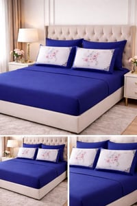 شرشف نفرين • طقم ٥ قطع • ٤ مخدات