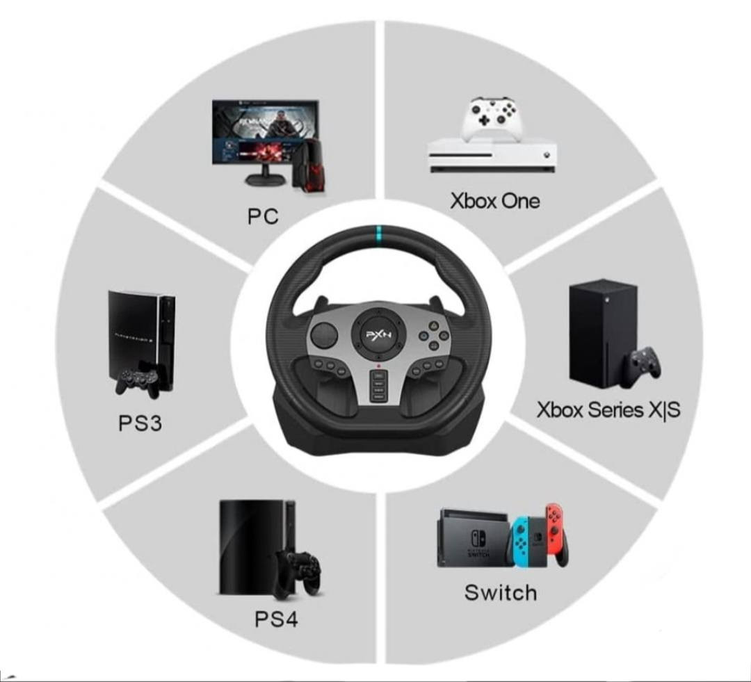 🏎️ للبيع: دركسون PXN V9 الاحترافي 
​السلام عليكم عشاق المحاكاة والسرعة.. متوفر للبيع ست أب قيادة كامل من شركة PXN، الموديل الاحترافي V9. الجهاز لقطة بامتياز، مستعمل استخدام بسيط جداً وبنظافة الزيرو تماماً (كما في الصور)، وكل وظائفه تعمل بكفاءة 100%.
​🎮 لماذا هذا الدركسون 
​أهم ميزة ف​🏎️ للبيع: دركسون PXN V9 الاحترافي - لقطة حقيقية (ست أب كامل + جير)!
​السلام عليكم عشاق المحاكاة والسرعة.. متوفر للبيع ست أب قيادة كامل من شركة PXN، الموديل الاحترافي V9. الجهاز لقطة بامتياز، مستعمل استخدام بسيط جداً وبنظافة الزيرو تماماً (كما في الصور)، وكل وظائفه تعمل بكفاءة 100%.
​🎮 
​أهم ميزة فيه هي التوافق المطلق. الدركسون يعمل على:
​PC (يشغل كل ألعاب الحاسبة).
​PS4 و PS3.
​Xbox One.
​Xbox Series X/S.
​Nintendo Switch.
​🛠️ المواصفات الفنية (الست أب متكامل):
​زاوية دوران مزدوجة (قابل للتبديل): يدعم 270 درجة للألعاب السريعة و 900 درجة لألعاب المحاكاة الواقعية (مثل ألعاب الشاحنات).
​3 بدالات معدنية (3-Pedal Set): الكلتش والفرامل والوقود لأداء واقعي.
​جير منفصل 6 سرعات (Manual Shifter): للتبديل اليدوي ومحاكاة القيادة الواقعية.
​اهتزاز واقعي مزدوج (Dual-Motor Feedback): لتجربة قيادة غامرة.
​📝 تفاصيل إضافية:
​الحالة: شبه جديدة تماماً ونظيفة جداً.
​الأداء: مثالي لألعاب مثل (Forza Horizon, Need for Speed, Euro Truck Simulator, F1).
​الموقع: بغداد - الحسينية.
​💰 السعر المطلوب: 200,000 دينار (مليونان وخمسون ألف دينار عراقي). (ملاحظة: هنالك مجال بسيط جداً في السعر للشراي الصامل).
​📞 للتواصل والاستفسار: ***********
