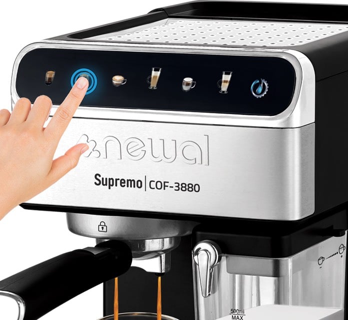 محضرة قهوة
نوال اصلية
ضمان
قوة 20 بار 
موديل
3880- cof