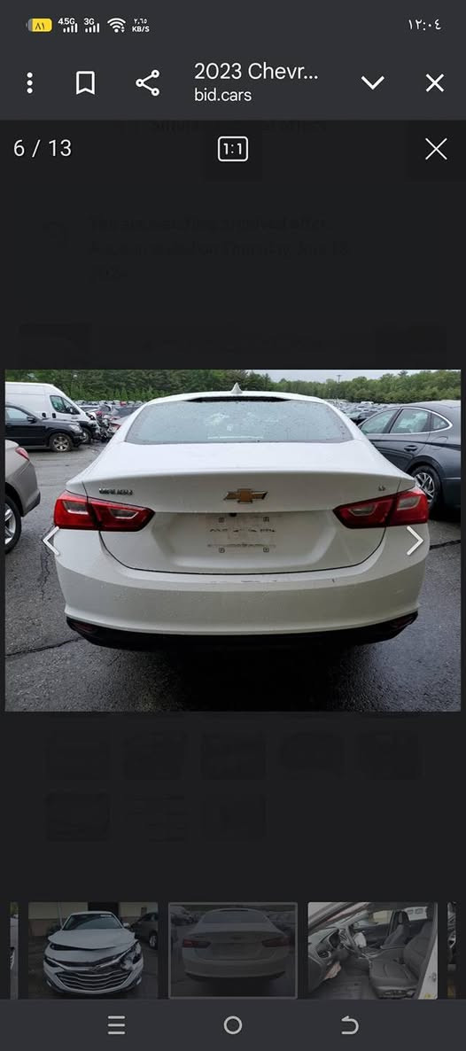 سلام عليكم ماليبو 23معوقين ذي قار ماشيه 90كيلو متر وكاله عامه مطلقه مابيه اي تبديل بس البنيد بيه صبغ ليبل واحد جديده كلش السياره السعر 125 رقم ***********
