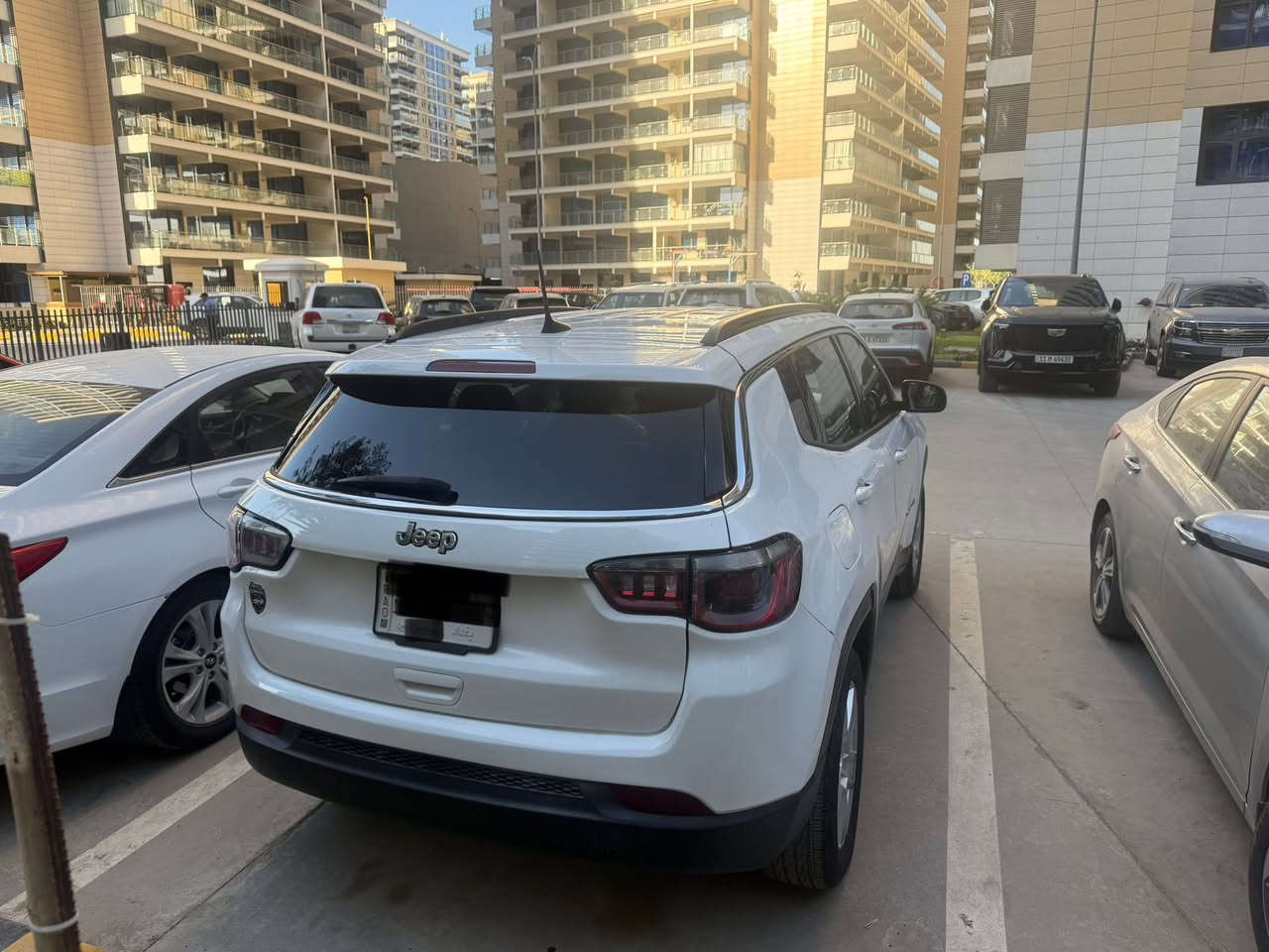 السلام عليكم
جيب كومباس لون ابيض للبيع بدون ايرباك

موديل ٢٠٢٢

ماشيه ٢٢ الف ميل 

محرك ٢٤٠٠  المرغوب

السياره   جديده و معروفه مواصفاتها ، فول عدا الفتحه 

رادار ونقط عمياء وفور ويل 

السعر المطلوب ١٦٠ ورقه وبيها مجال بسيط

السياره حادثها صبغ شبر من البنيد + صبغ قبغ الجنطه

للستفسار الاتصال ***********
