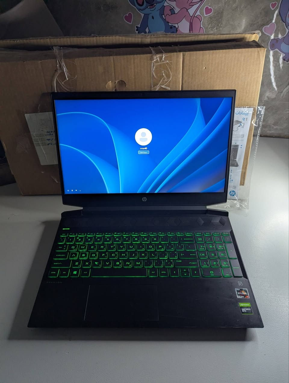 المواصفات:
معالج: Ryzen 7 4800h
كرت شاشة:  Nvidia gtx 1650ti 4g+ داخلي Vega 
رام: 16 گيكا ddr4
هارد:256ssd+1TB hdd
شاشة 15.6 fhd
Bakit keyboard 
الملحقات : الشاحنة و الكارتون
السعر:560 وبي مجال ان شاء الله 

*********** متوفر واتساب
العنوان بغداد ابو غريب

