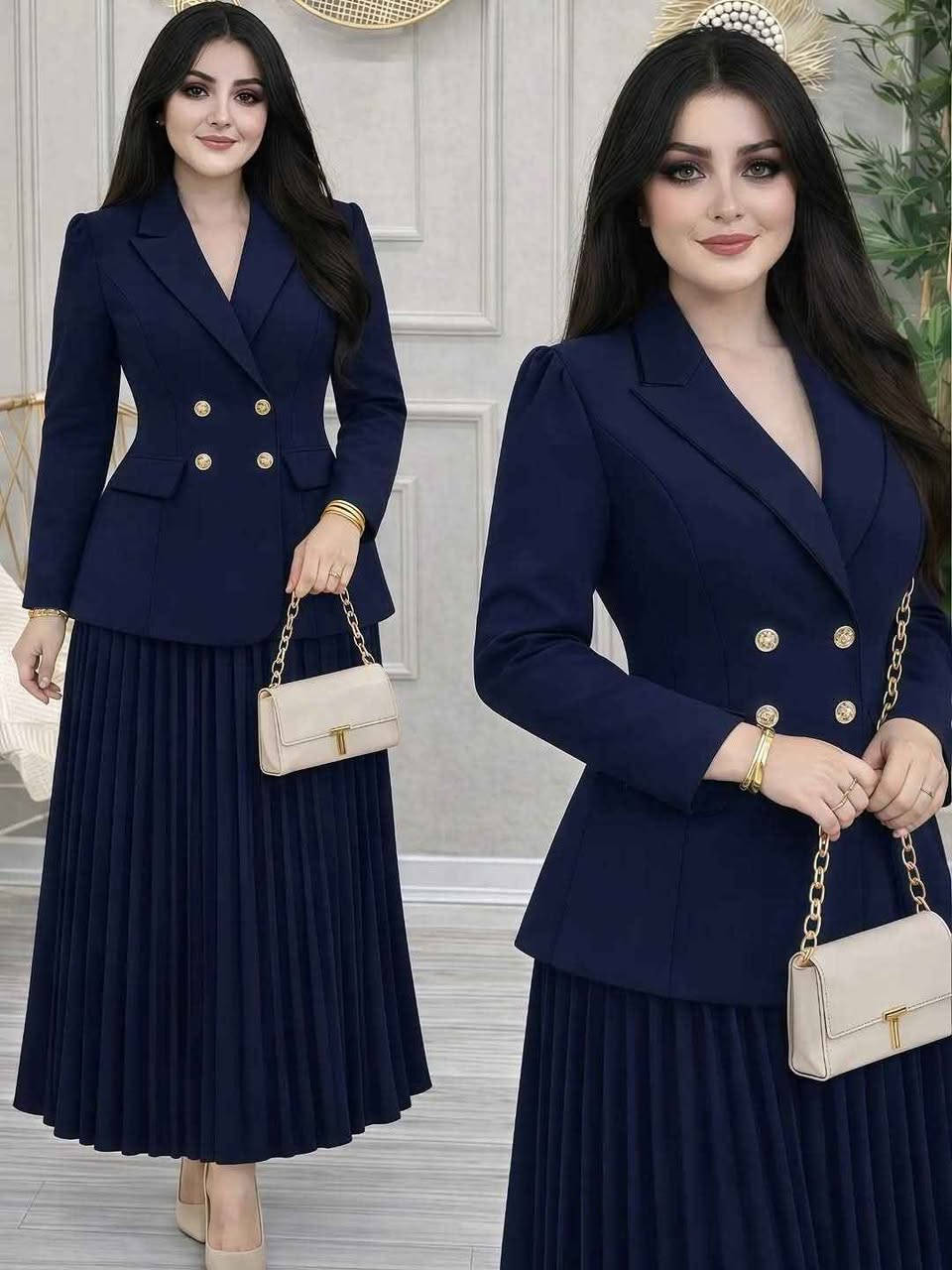 طقم أنيق🌙✨♥تنورة مع سترة بتصميم راقٍ يبرز جمال الإطلالة.

القماش: دابل هورم إيطالي أصلي
كوالتي عالي درجة أولى ولمسة فخامة واضحة.

المقاسات المتوفرة:
40 – 42 – 44 – 46 – 48 – 50

توصيل لجميع محافظات العراق5ألاف 
قطعة أنيقة ومميزة تناسب الإطلالات الراقية ✨
للحجز والاستفسار مراسله خاص لطفاااا
#العراق_بغداد دهوك, العراق


**إذا كنت صاحب هذا الإعلان وتريد حذفه لأي سبب، رجاءا أرسل رسالة إلى الدعم الفني**