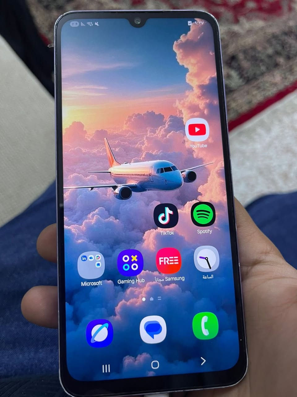 السلام عليكم جهاز سامسونج A05تلفون نضيف وشغال ذاكره 128فقط سيمكارت ميشتغل باقي مكفول عل فحص نت لمس كلشي ممبدل بي سعر ١٣٠ وبي مجال للشراي مكاني بغداد الطالبيه ***********  اتصل وتأمر امر
