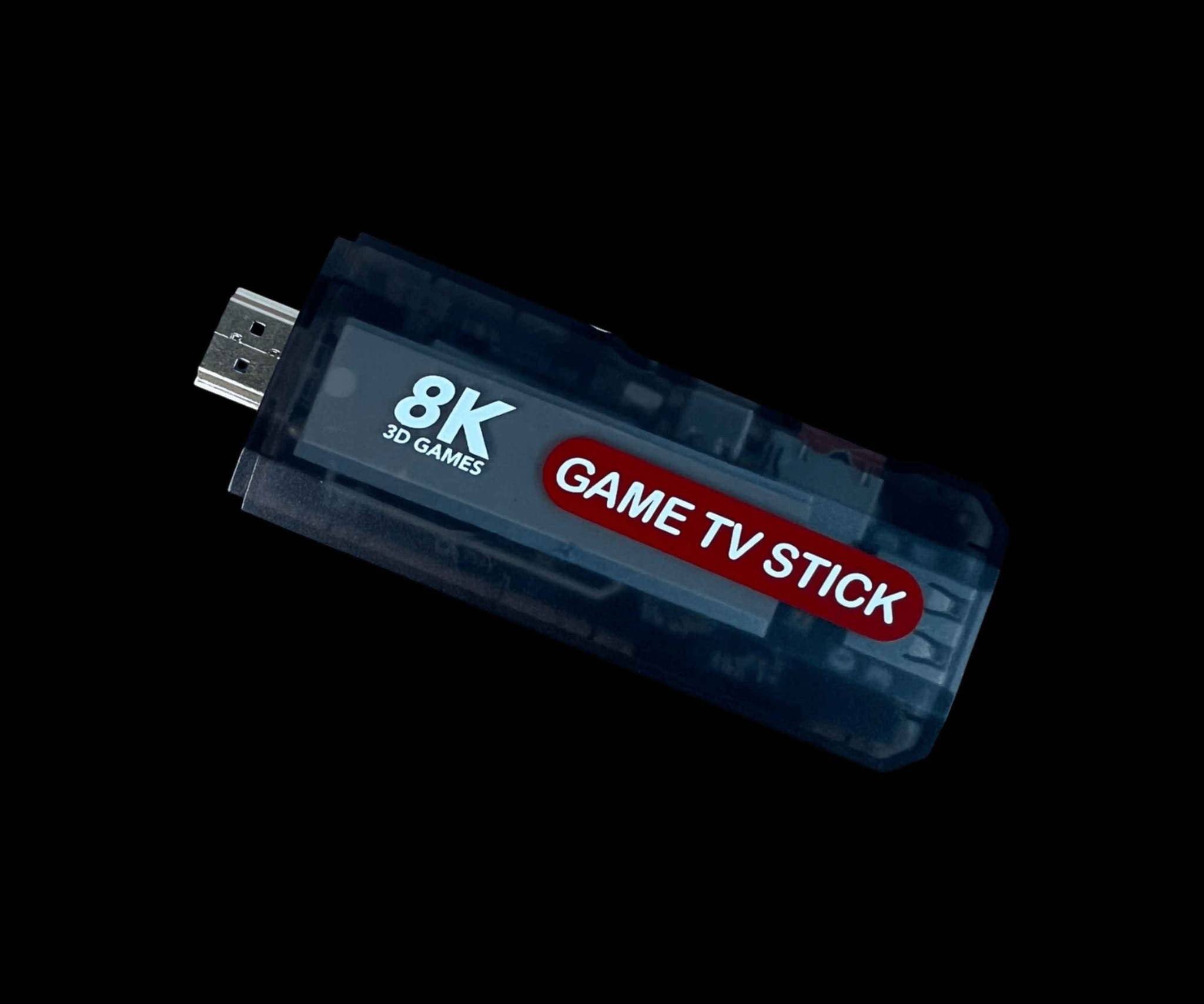 جهاز ألعاب 8K Game TV Stick مع Android TV وتحكم مزدوج

الاستخدامات

تحويل أي تلفزيون إلى جهاز ألعاب متكامل خلال ثوانٍ.

تشغيل آلاف الألعاب الكلاسيكية والحديثة مباشرة على التلفزيون.

استخدامه كـ Android TV Box لمشاهدة YouTube، Netflix، Prime Video، وغيرها.

مناسب للعب الجماعي مع العائلة أو الأصدقاء بفضل يدتي تحكم.

مثالي للأطفال والكبار ومحبي الألعاب الكلاسيكية.

المميزات

يدعم دقة عرض 8K Ultra HD + HDR لصورة أوضح وألوان أقوى.

يعمل بنظام Android TV مع دعم تحميل التطبيقات من Google Play.

يحتوي على أكثر من 30,000 لعبة(حسب الإصدار).

معالج Quad-Core CPU مع GPU قوي لأداء سلس.

اتصال Wi-Fi 5G  2.4G لسرعة واستقرار أعلى.

يدعم Chromecast built-in لبث المحتوى من الهاتف للتلفزيون.

يدتي تحكم لاسلكية بتصميم مريح واستجابة عالية.

ريموت كنترول للتحكم الكامل بالنظام والتطبيقات.

يدعم لغات متعددة.

تشغيل مباشر بدون تعقيد (Plug & Play).

محتويات الصندوق

جهاز Game TV Stick 8K

عدد 2 يد تحكم ألعاب

ريموت كنترول

كابل HDMI

كابل طاقة USB

مستقبل USB لليدات

دليل المستخدم

الملاحظات

تشغيل الجهاز يتطلب اتصال بالواي فاي.

قد تختلف واجهة الألعاب أو عددها حسب التحديث.

لا يحتاج اشتراك شهري.

متوافق مع أغلب شاشات التلفزيون الحديثة.

قياس الكارتون:

- الطول: 24 سم
- العرض: 18 سم
- الارتفاع: 7 سم الزبير, البصرة


**إذا كنت صاحب هذا الإعلان وتريد حذفه لأي سبب، رجاءا أرسل رسالة إلى الدعم الفني**