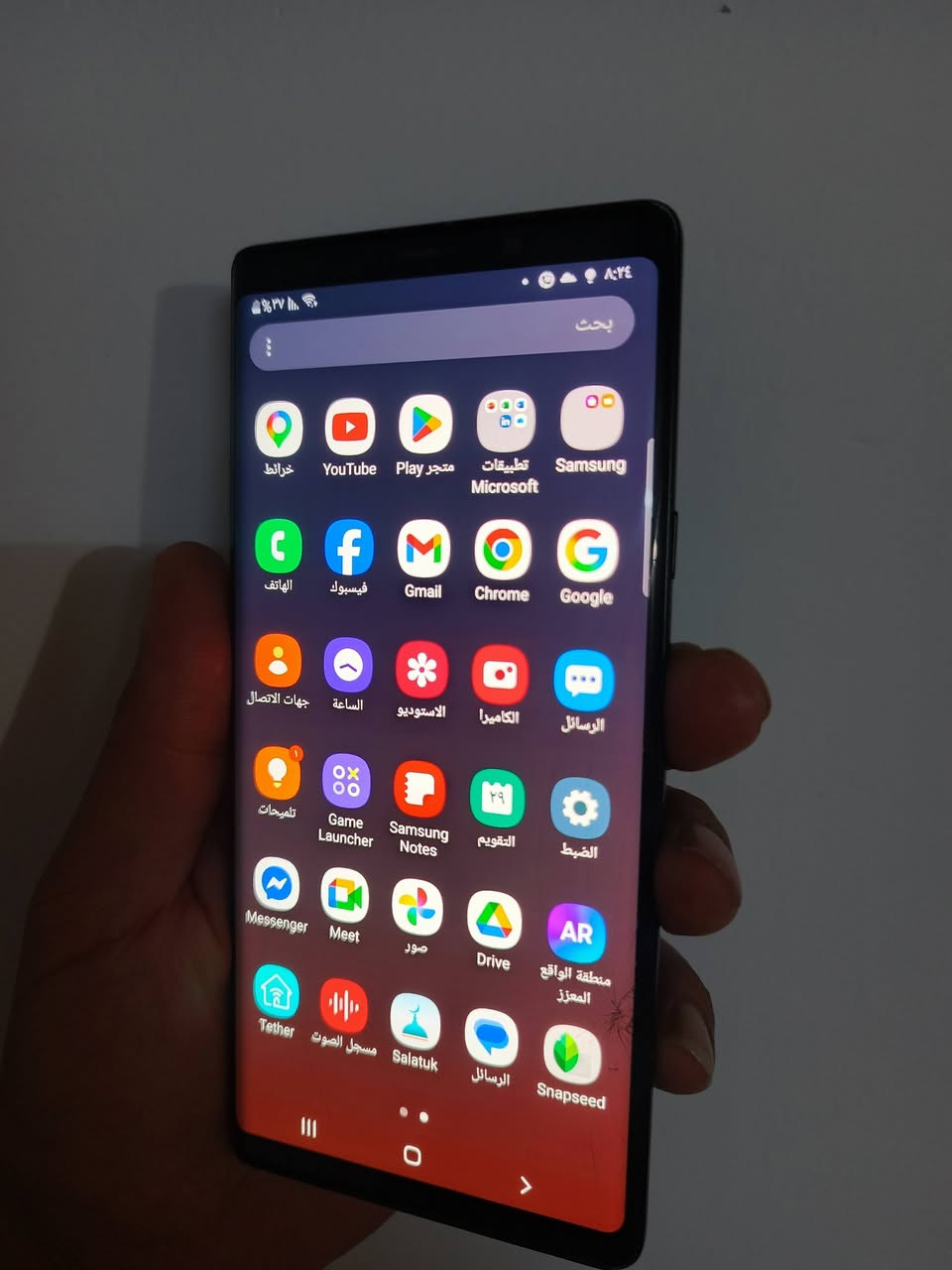 متاح كلكسي نوت 9
جهاز كله بلاد 
ذاكرة 512
رام 8
بي كسر باللمس 
ولاقطه سبيكر🔊 بالمكالمات ماتشتغل 
تسجيل صوت فيديو تشتغل عادي 
وايفاي شبكه سيم كرت فول 
دبل سي2
سعر 110 سعر ثابت 
مكان عمل شعبي كركوك 
اي استفسار خاص او على الواتساب ***********
