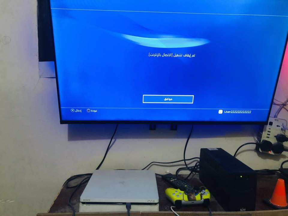 السلام عليكم 

PlayStation 4 Slimعدد (2)
(لون ابيض والثاني اسود )
مهكرات

ذاكرة 500

بيهن العاب 

عدد الجوستك 5+2احترافيات
……………………………+ 
بلازمات حجم 42 ثنين حديثات
مع كامل ملحقات

+يو بي اس شغال وجديد 

السعر 850 الف 

‭ ٠٧٧٠ ٧٨٢ ٨٥٥٦‬ 📞
