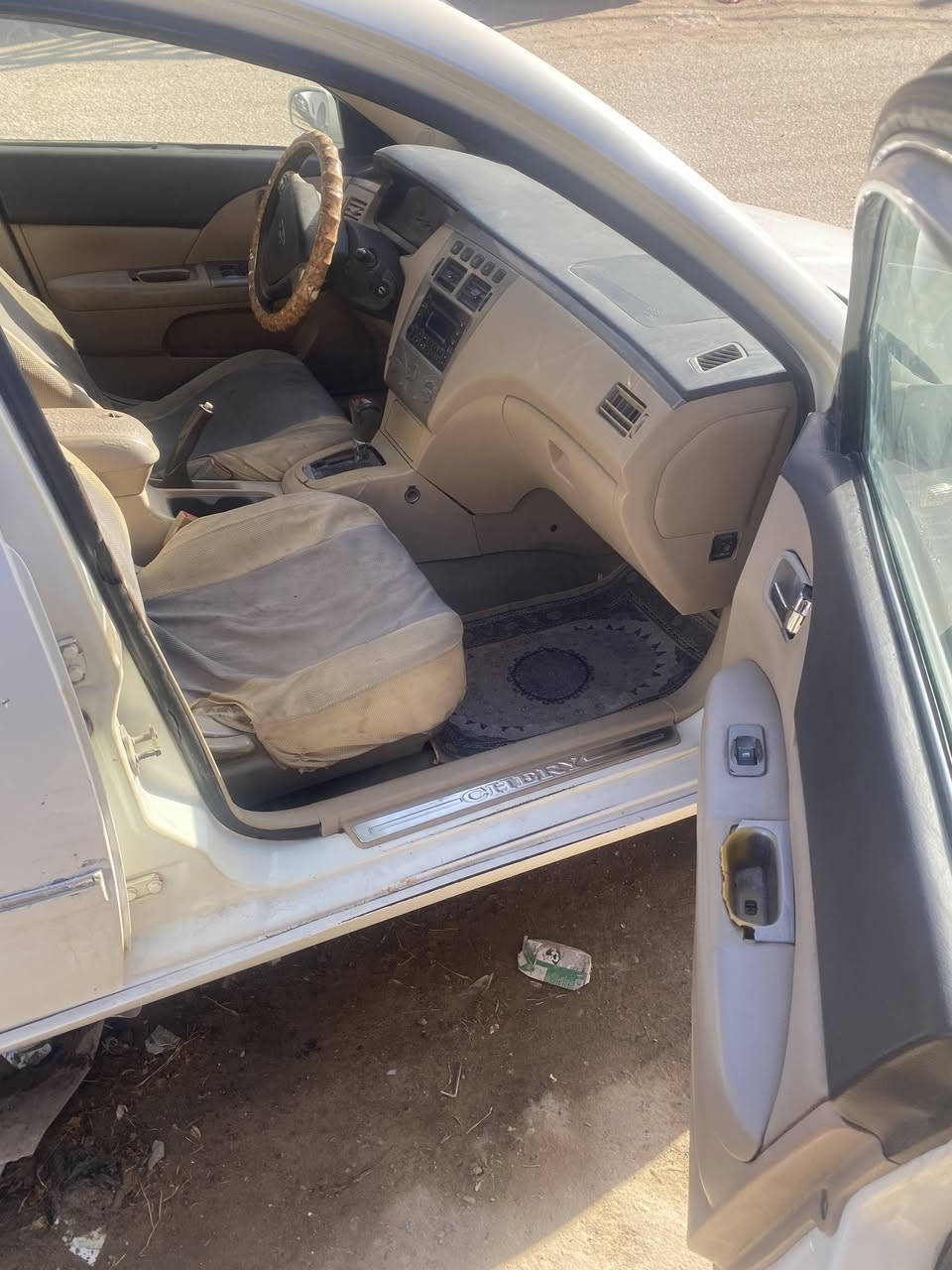 سلام عليكم شيري a5 2012 مكفوله من كلشي محوره كير مكينه كورلا جدد  رقم مثنى مشروع وطني راعيه بل نجف سياره جاهزه حداديه جديده كهربائيات كله شغاله مكان النجف السعر 36 بيه مجال الأتصال ***********
