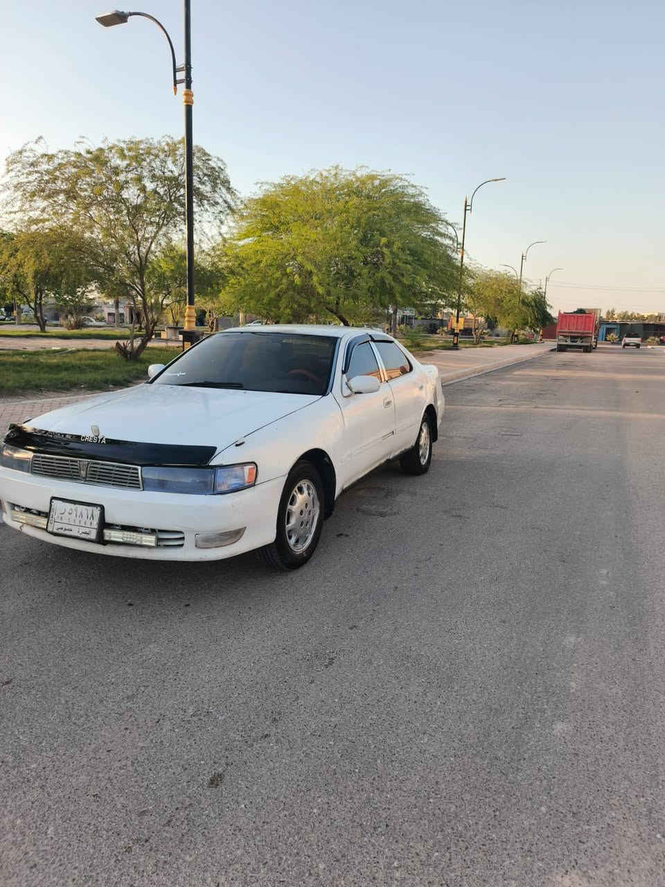 سيارة كارتون بمعنى الكلمة السلام عليكم سيارة كرستة نفخ للبيع موديل 94 رقم  البصرة تحويل مباشر مكينة وكير ونجي جديد حدادة جديدة طخم تاير كهربائيات شغاله السيارة مكفولة كص ونقل وضربة قوية السعر 38 وبيها مجال للشراي مكان السيارة البصرة سفوان رقم صاحب السيارة ***********
