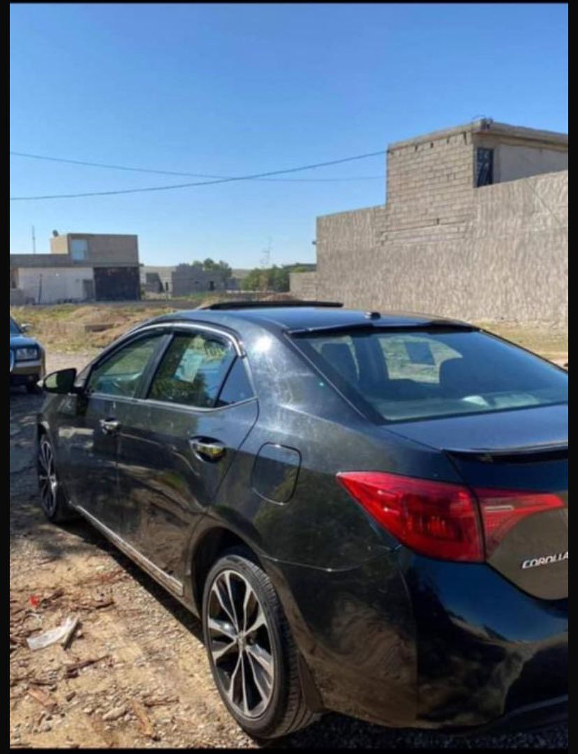 تويوتاكورلا وارد امريكي موديل 2017 للبيع او مراوس حسب القناعه
فول مواصفات1/1 Xse
فتحه تنته 
بصمه تشغيل بصمه ابواب وجنطه
ترحيب
كشن كهرباء
كشنات جلد 
تدفئه كشنات
شاشه كبيره
رقم سليمانيه بسمي شخصياً
سنويه ورقم جديد
الضرر بالعراق صبغ باب وجاملغ خلفي 
اثر شخط قوي بدون داخل بدون ايرباك موضح بالسونار
وبيهه كم مكان بارد 
كير مكفول 
كذالك مبدل دهن كير جديد ميتاسو الاصلي
حجر بيئه موجود بلادي
تخم تايرات
تبريد ثلج❄️
السعر 123
مكان السياره ديالى بعقوبة 
‏ ‭0771 633 5710‬
