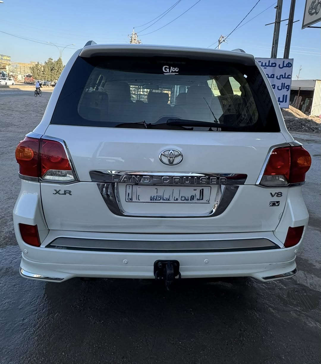 تحية طيبة
لاندكروز 2012
ماشية 190 🧮 
رقم بغداد دولي 
مواصفات بريم 🦅
V8 4.6 
كشنات جلد.  
حساس امامي + خلفي
شاشة. 
تبريد مركزي 3 قطع. 
سلايد روف. 
السيارة مكفولة من الصبغ والتبديل
فقط بارد بسيط في الجاملغ الامامي الايمن وتكحيل مقدار اصبعين. 
الگير والمكينة مكفولة من الفتح والضعف والتبخير. 
سعرها 335. 
مكانها الحلة -شارع 80
0772 544 6733 
0781 819 1854
