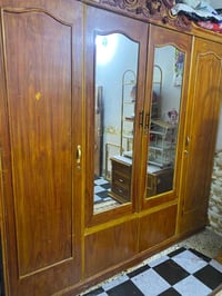 ٤ بيبان • بس صبغ • غرفه خشب