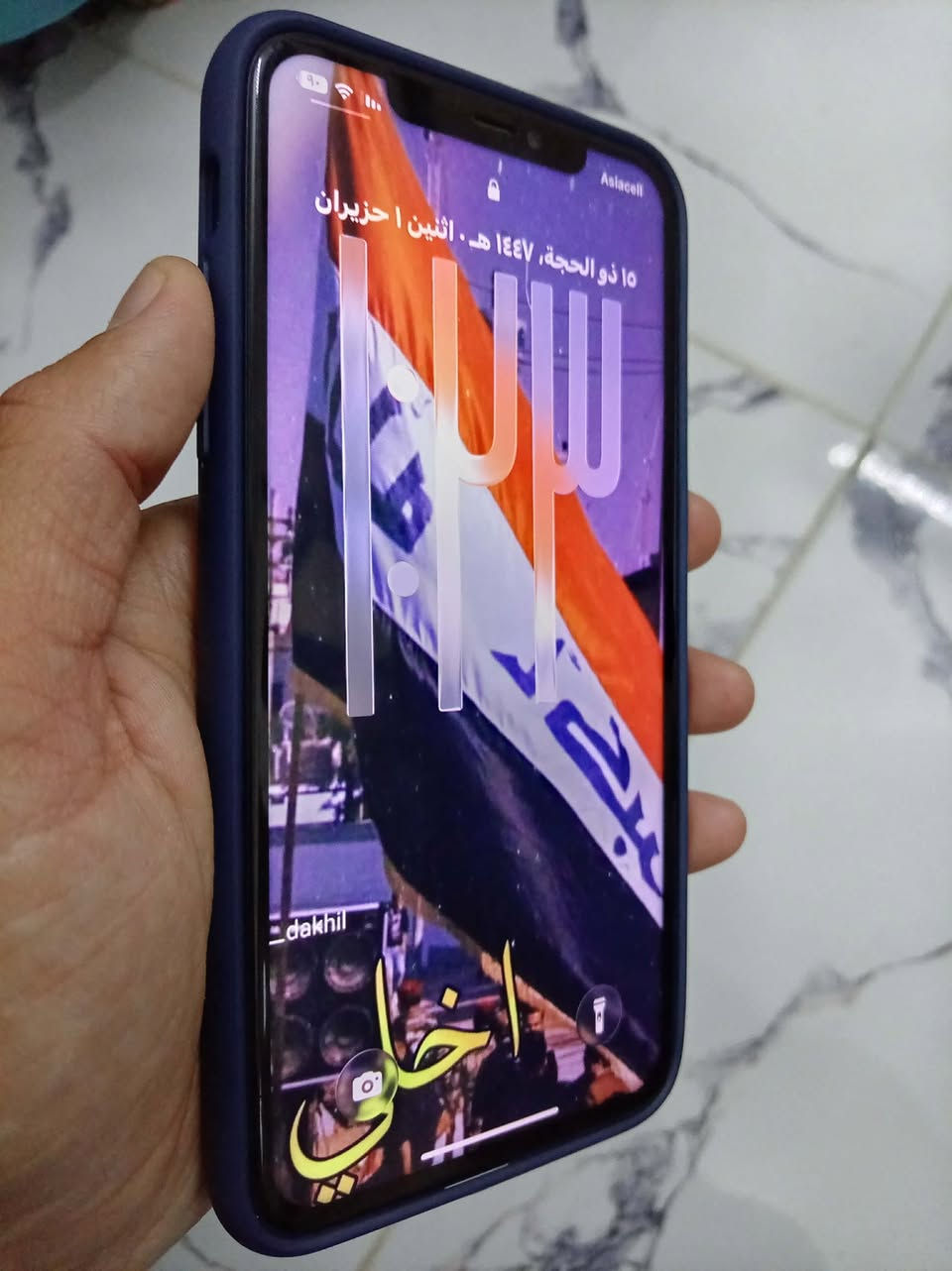 آيفون 11 برو ماكس
لون أسود مميز،سلس بالاستخدام وبدون أي مشاكل ،مبدل شاشة احسن نوعية،بطارية 100مبدلة ماتصرف،الذاكرة 64 مكاني موصل الأيمن السعر 190الف  ***********
