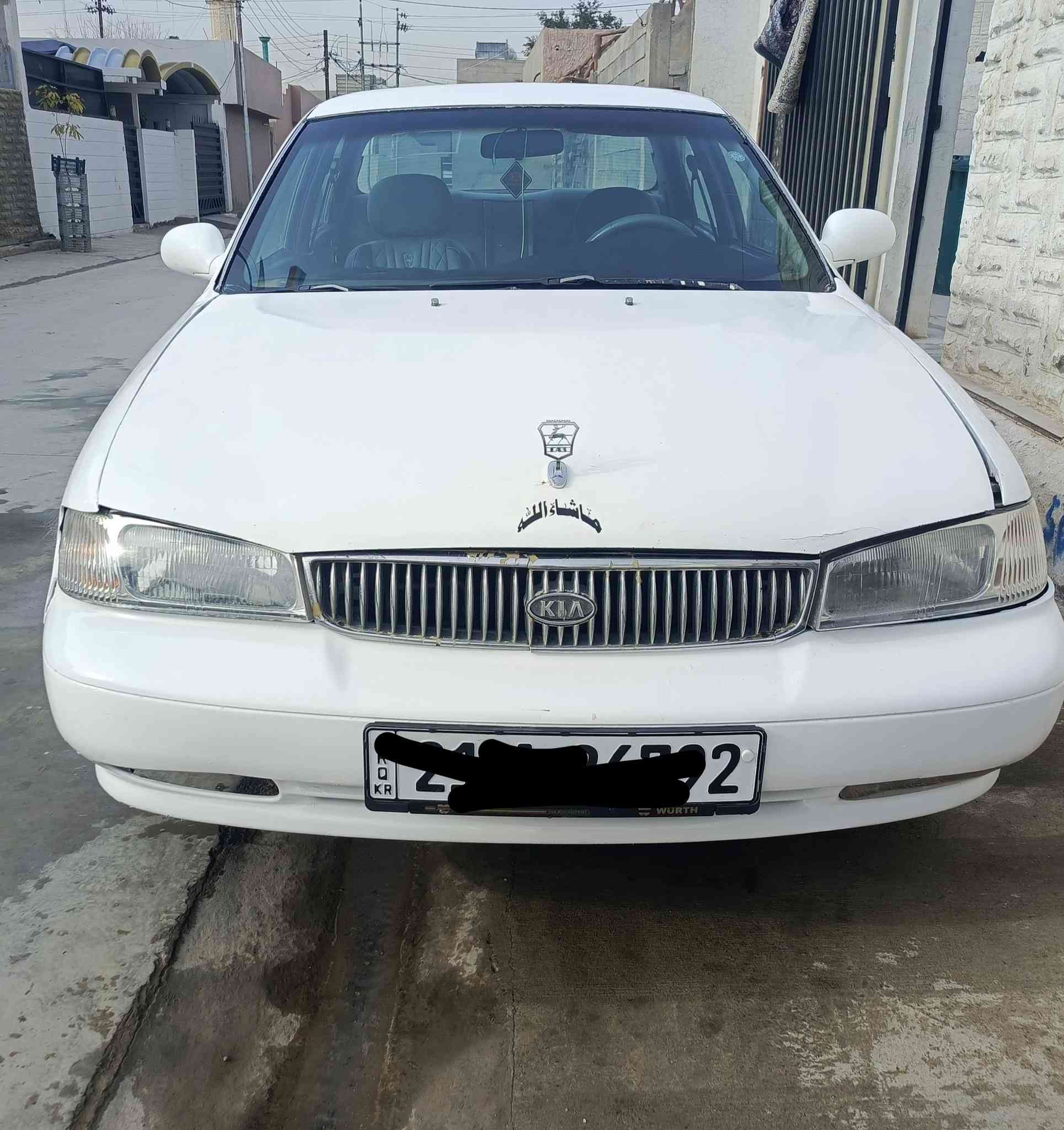 سلام عليكم
كيا كريدوس موديل 95  رقم انكليزي سليمانية كير اوتوماتيك تبريت  اربع جامات كهربائي قفل مركزي سنوية لحد 2031 هزة فحص جديدة كير محر بشرط فقط صبغ عام للجمالية محرك احمر ..السعر 42 بيهة مجال للطيبن 
عنوان سيارة كركوك شورجة ..رقم موبايل ***********
