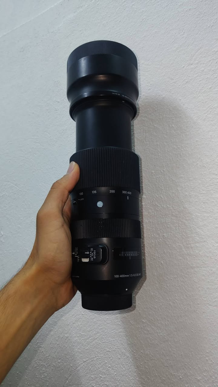 عدسة نيكون سيكما 100/400 سبورت بل كارتون نظافة 98% سعر 850


**إذا كنت صاحب هذا الإعلان وتريد حذفه لأي سبب، رجاءا أرسل رسالة إلى الدعم الفني**